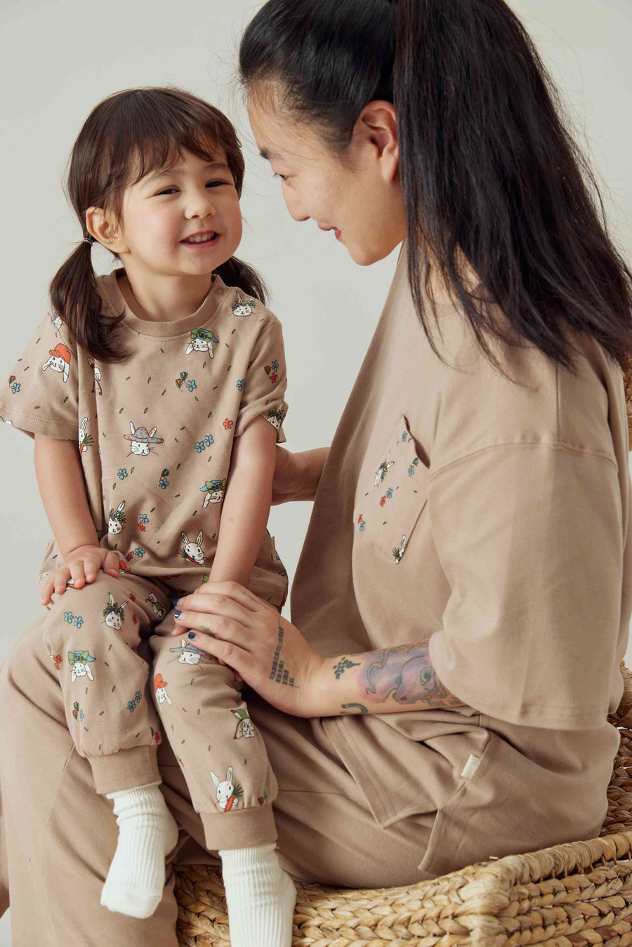 有機幼兒睡衣套裝-小兔