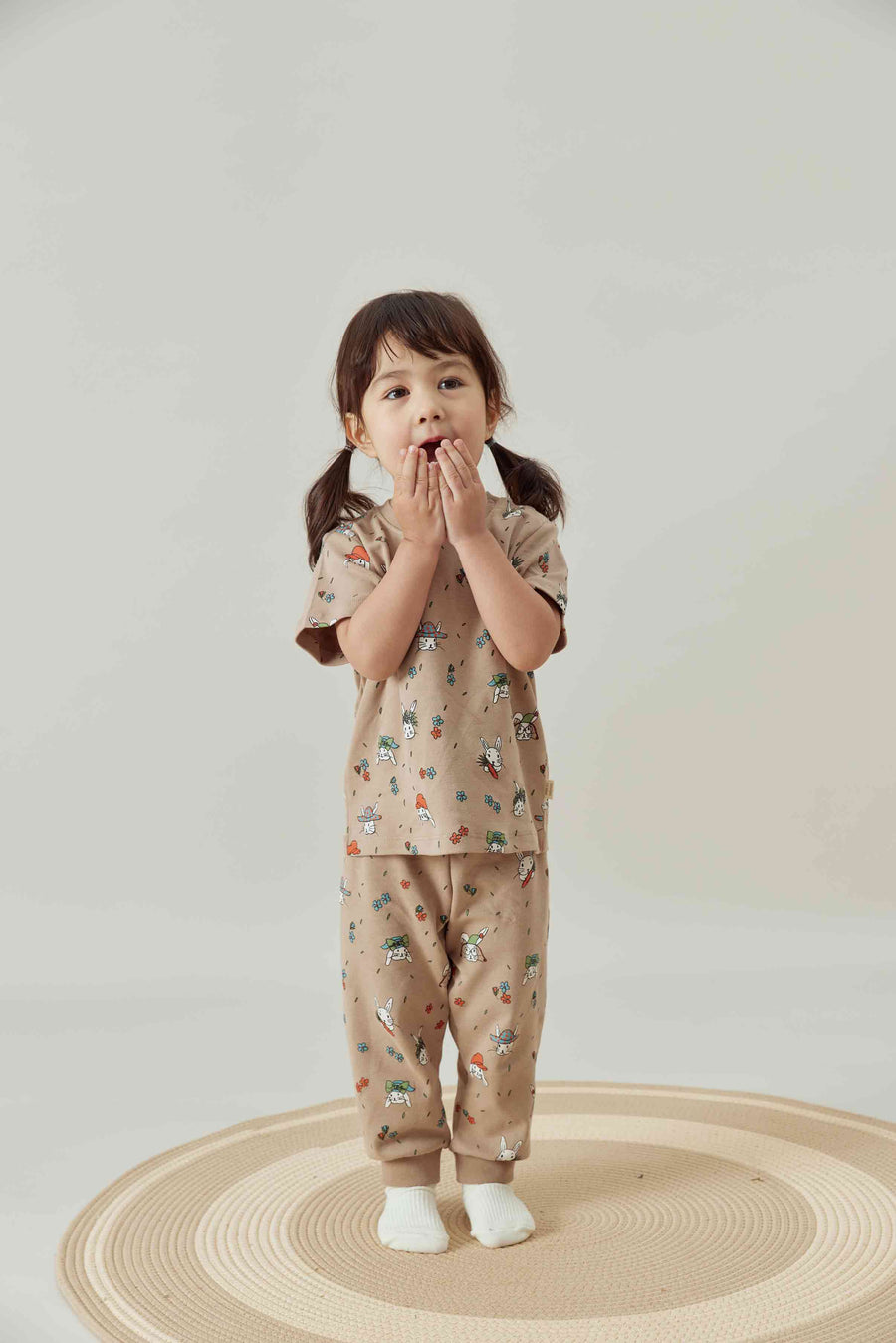 有機幼兒睡衣套裝-小兔